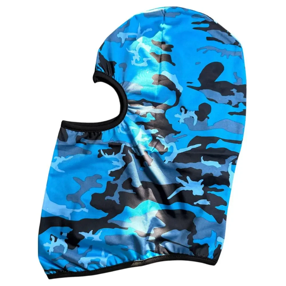 Streetwheres Blue Camouflage Balaclava Men’s OS - Streetwear Punk Bikes Cycling - Picture 2 of 11